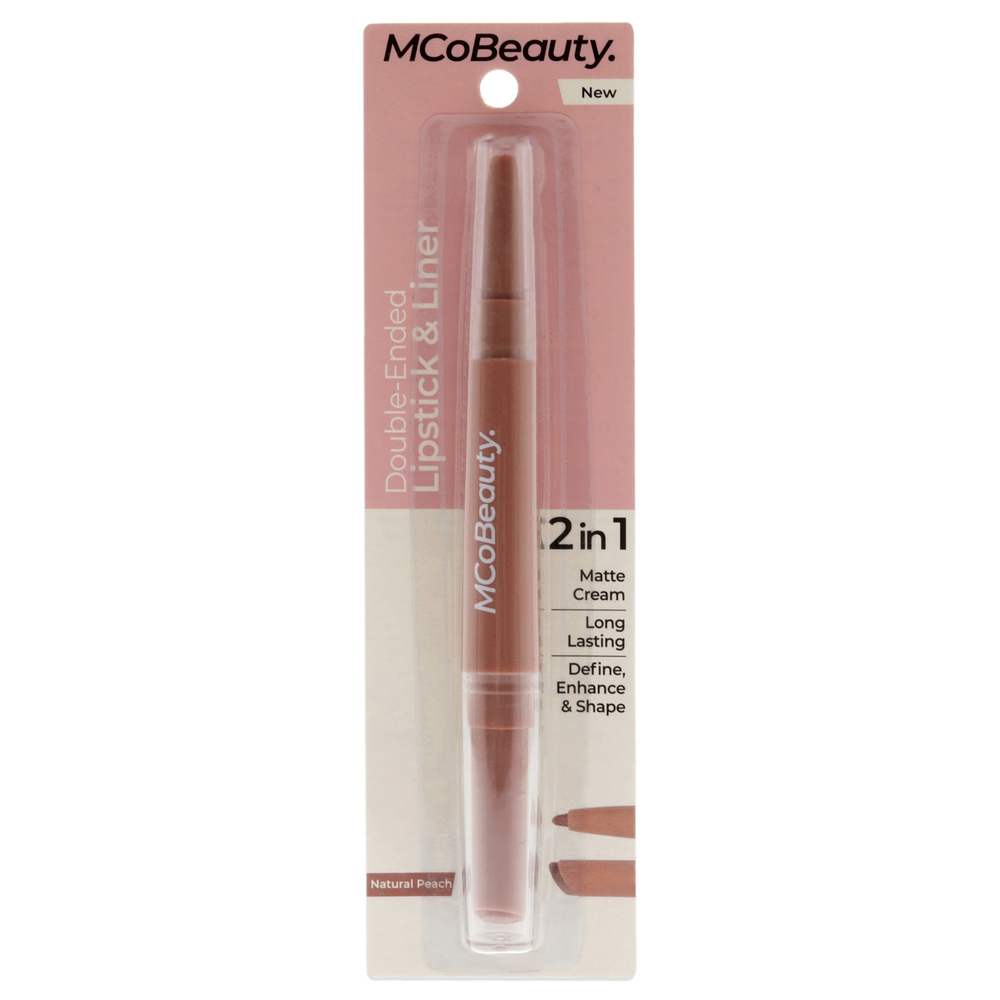 Double-Ended Lipstick and Liner - Natural Peach